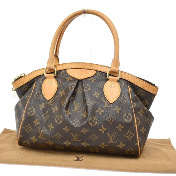 LOUIS VUITTON Tivoli PM Handbag Monogram Leather France Brown - Picture 1 of 16